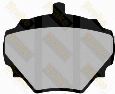 BRAKE ENGINEERING pa314 -  Комплект тормозных колодок, дисковый тормоз